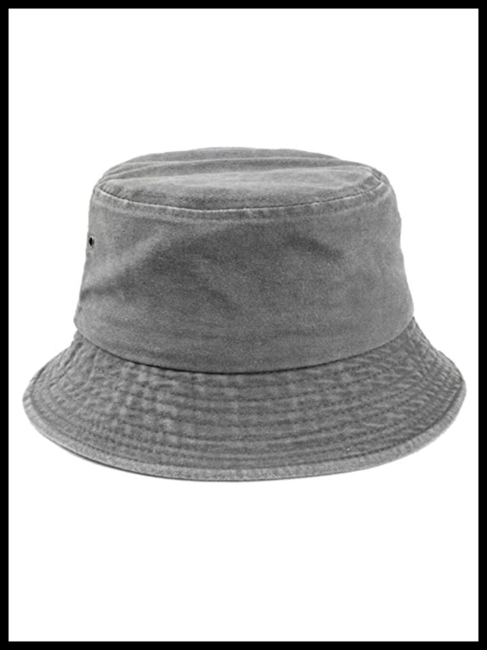 100% Cotton Bucket Hat Packable Summer Sun Hat Fishing Hiking